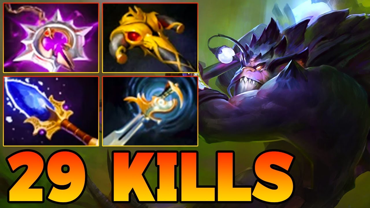 29 Kills Carry Slardar !! Slardar Dota 2 Safe Lane Pro Gameplay Build Carry Guide 7.40