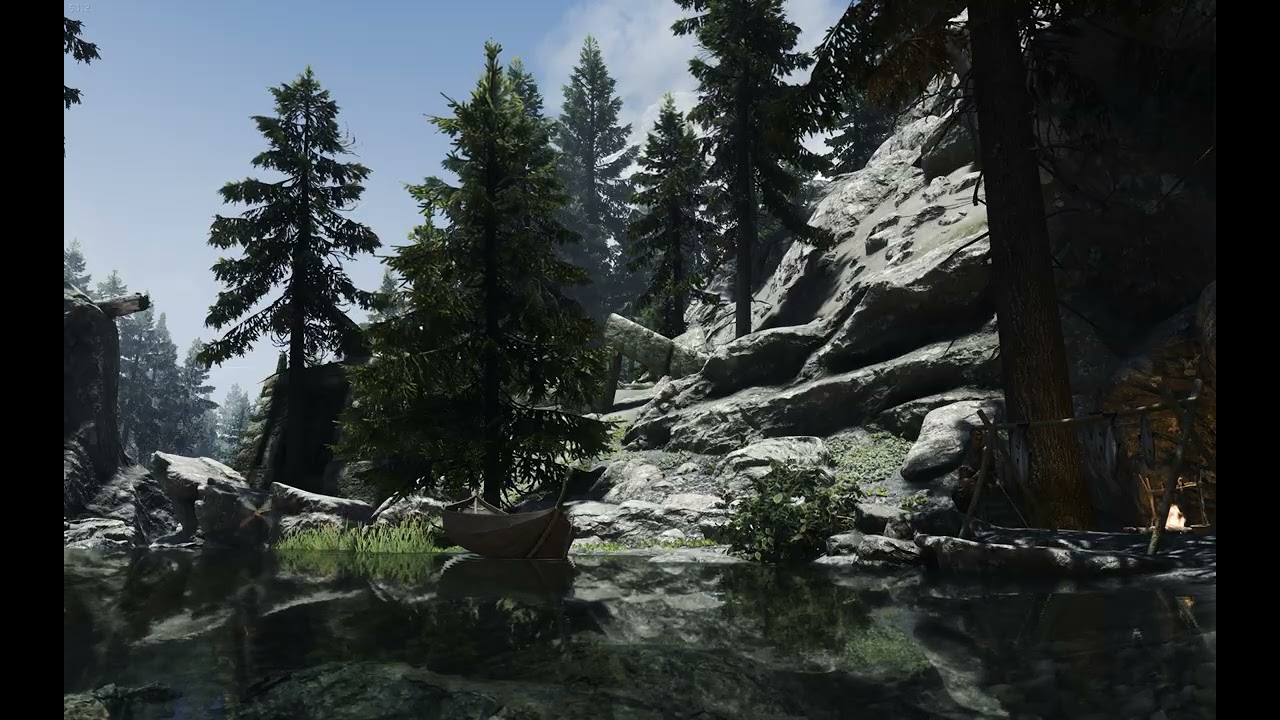 Skyrim Ultra Graphics 4K – Calm Atmospheric Moment 🌌 | 