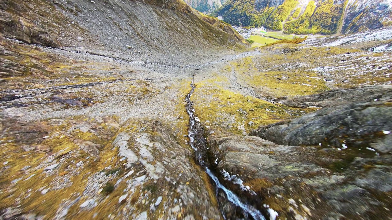 Saas Fee Glacier FPV Cinematic Drone