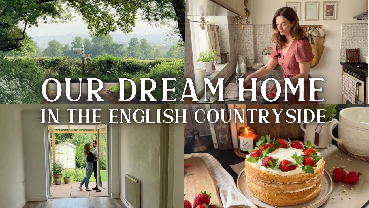 We Bought our Dream Countryside Home! Empty House Tour & Cottagecore Baking, Slow Living Vlog UK
