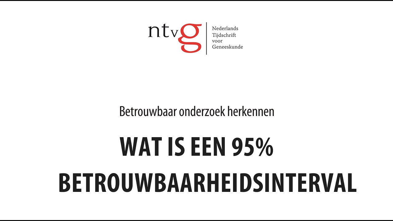 Wat is een betrouwbaarheidsinterval?