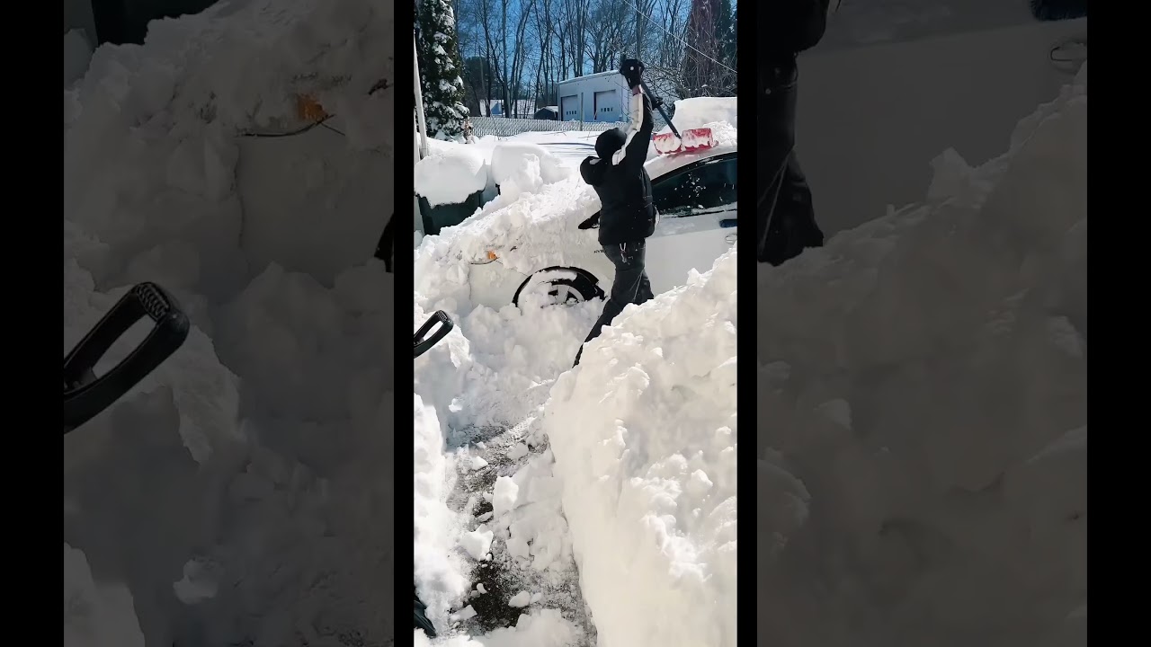 Digging out of the The Blizzard. ⚠️ #Blizzard2026  #NortheastBlizzard #WinterStorm #SnowStorm #short