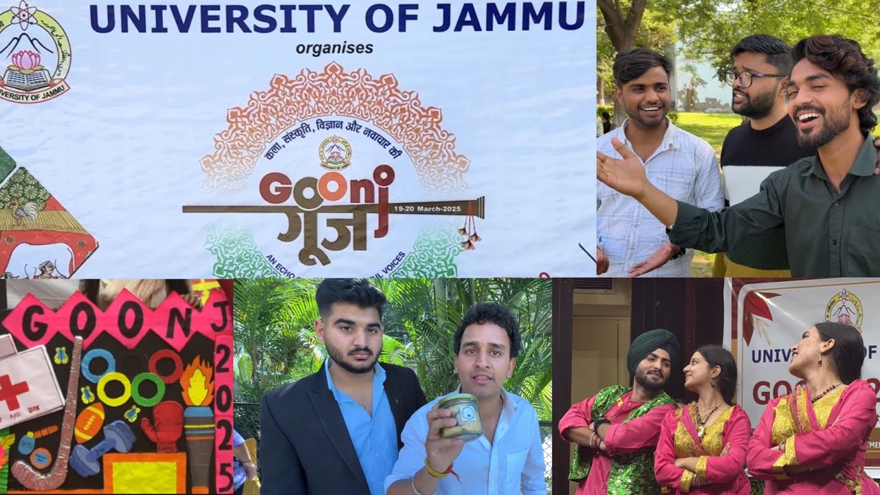 Goonj 2025 | A mega youth festival | University of Jammu