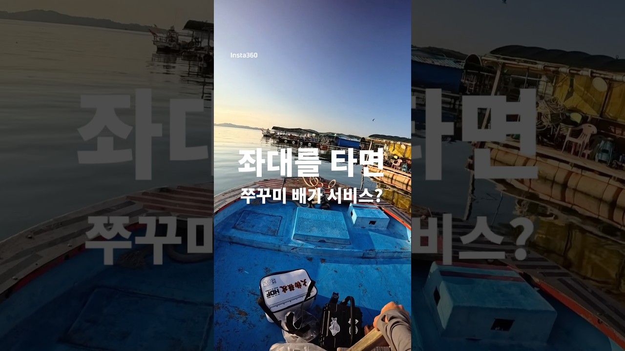 쭈꾸미 금어기가 해제된 김에 가족들과 태안 당암포구에 좌대 낚시를 하러 갔습니다. 그런데 쭈꾸미 배를 그냥 태워 주시네요? #태안좌대낚시 #당암포구 #쭈꾸미 #쭈꾸미낚시