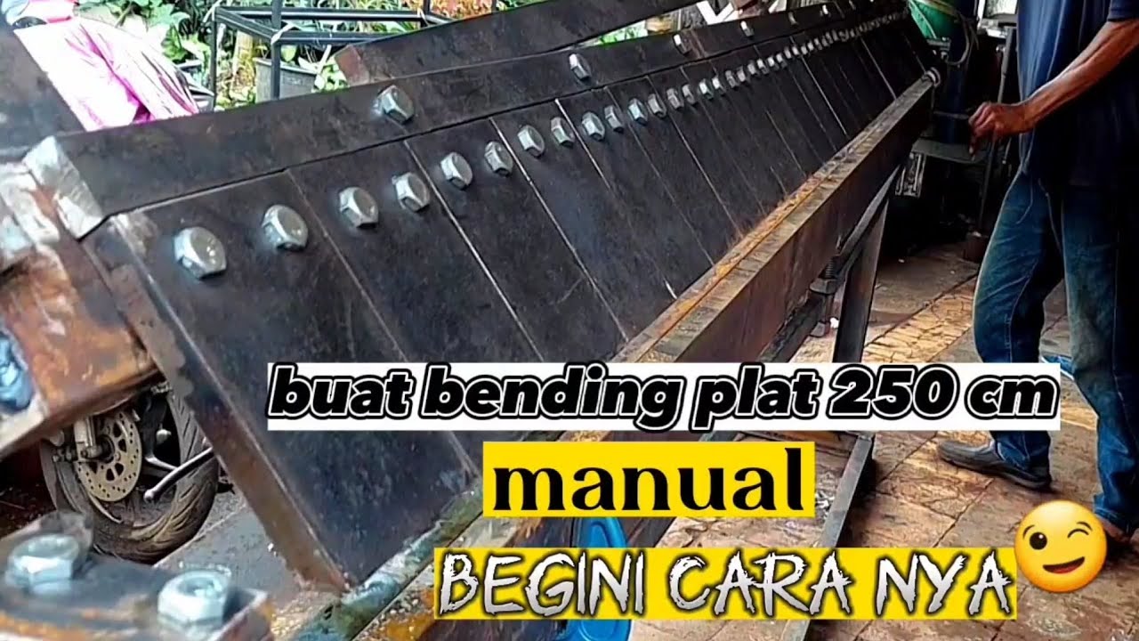 how to make a 250cm manual plate bending for the door frame