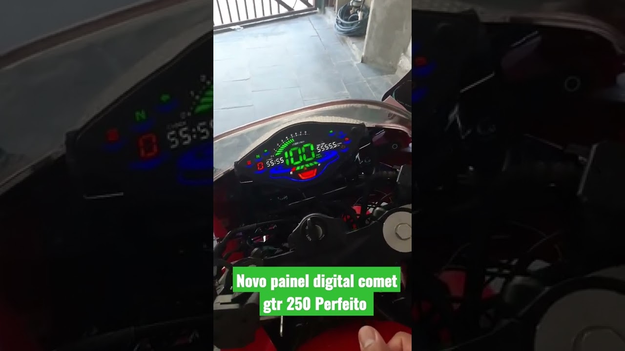 painel digital comet gtr 250 perfeito