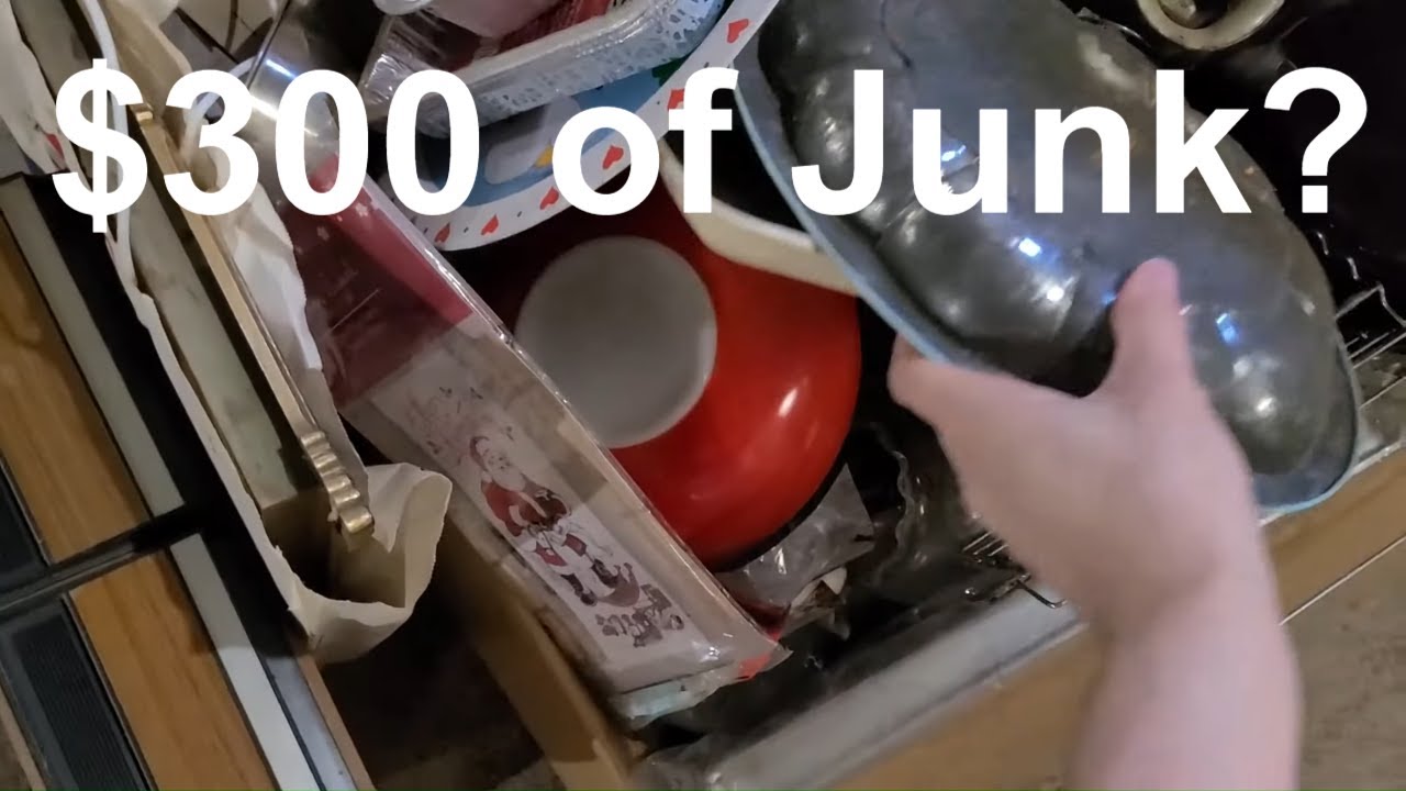 We Bought a HOUSE FULL of Junk for $300! Reselling Antiques Online