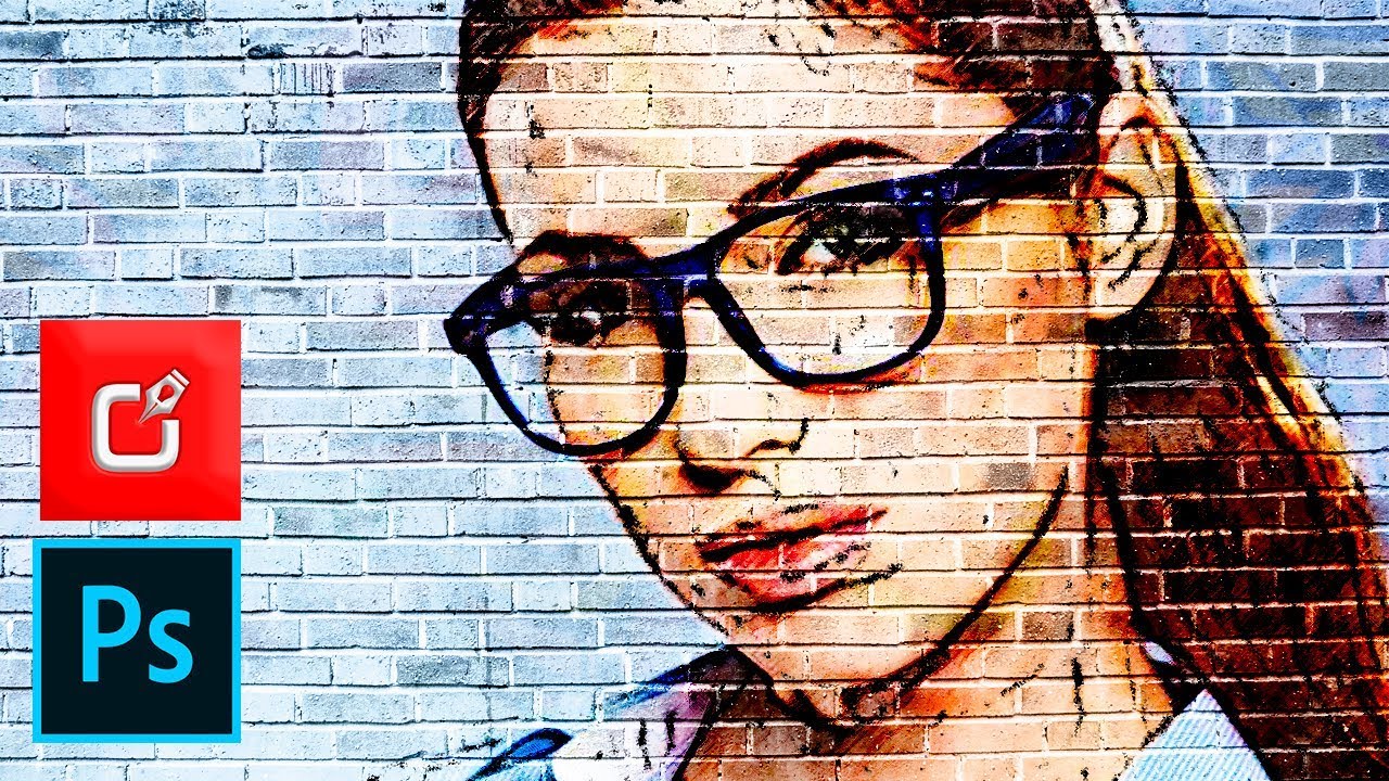 Вы хотите сделать этот эффект граффити в PHOTOSHOP? выполните следующие действия: ⭐⭐⭐⭐⭐