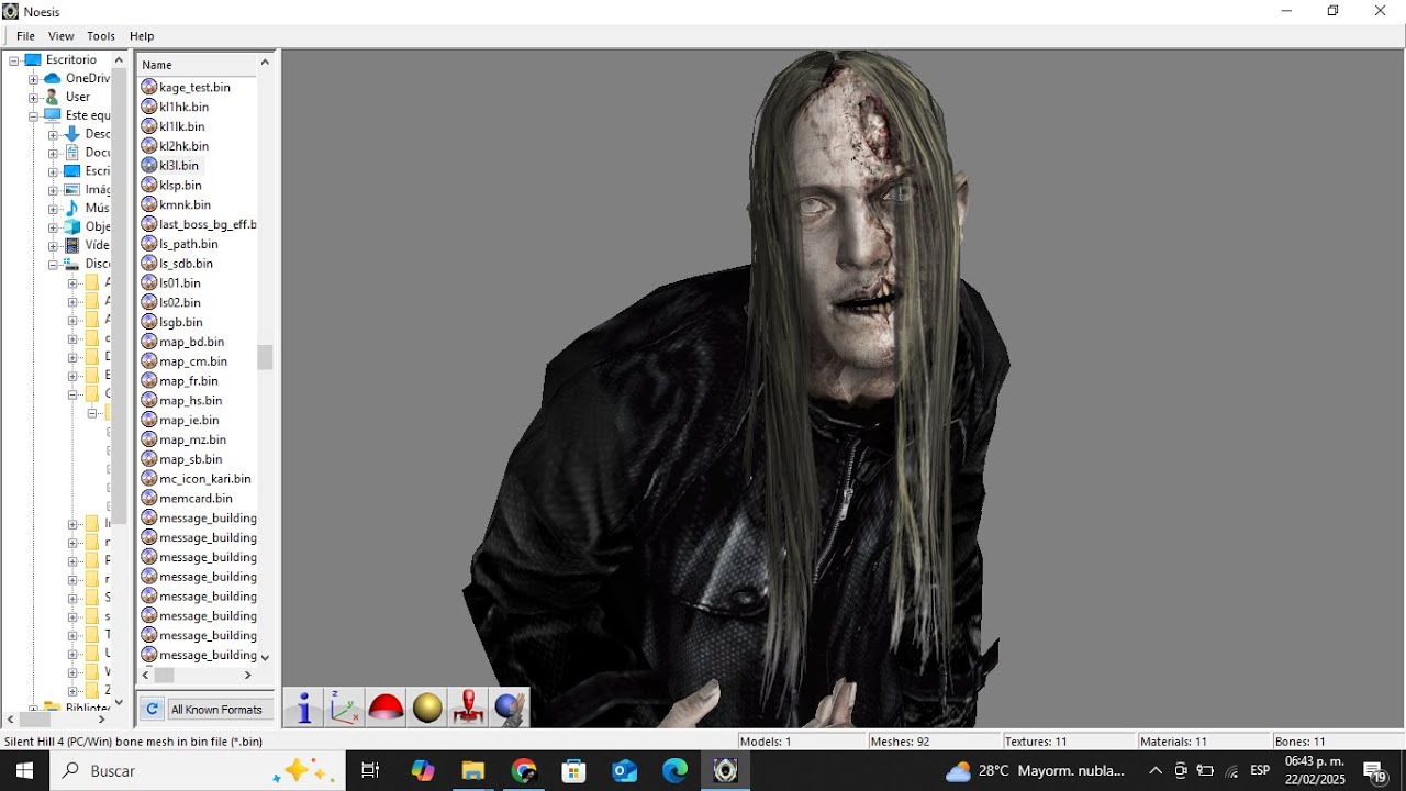 SH4 PC model viewer  - Noesis plugin(With Textures!) - Silent Hill 4 -
