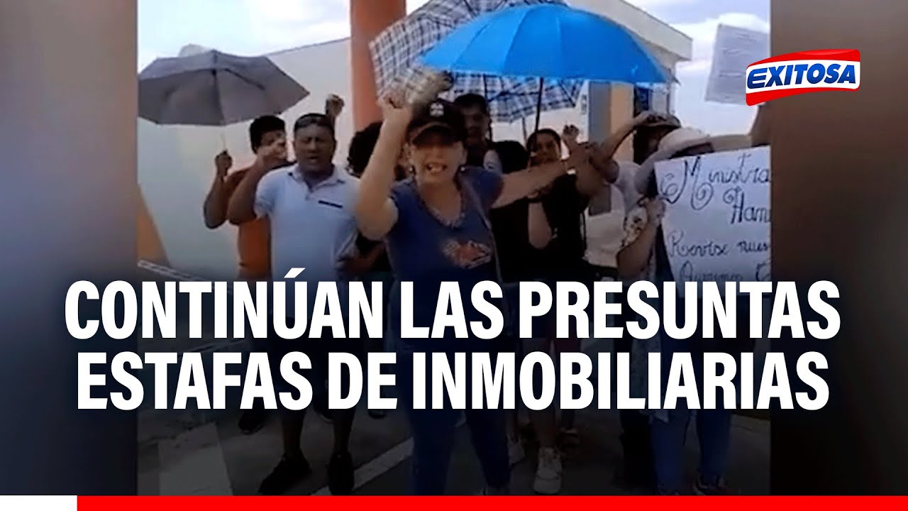 🔴🔵Huaral: Continúan presuntas estafas de inmobiliarias y se incrementan familias afectadas