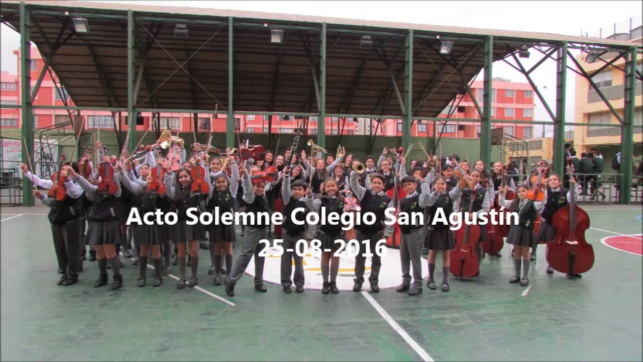 Orquesta colegio San Agustín en Acto Solemne 2016