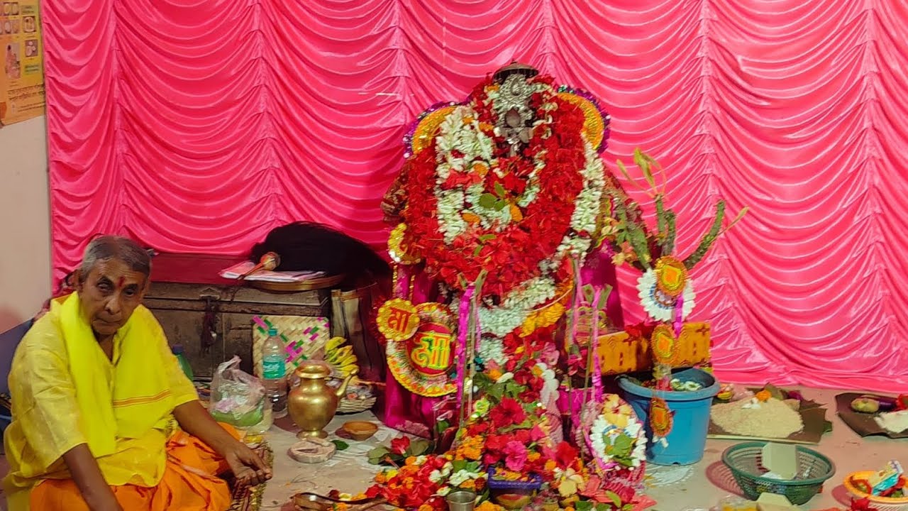আমাদের দেশ পুজোর মা 🙏❤️😄 #joima #videoviral #omnomosivai #deshpuja  #boroma #balichakgholai  #short 