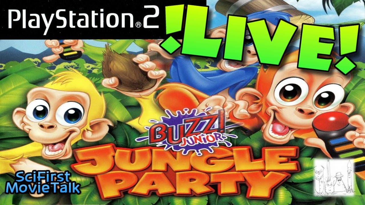 Buzz Junior Jungle Party - PS2 Game Play | Family Fun Live Stream!!