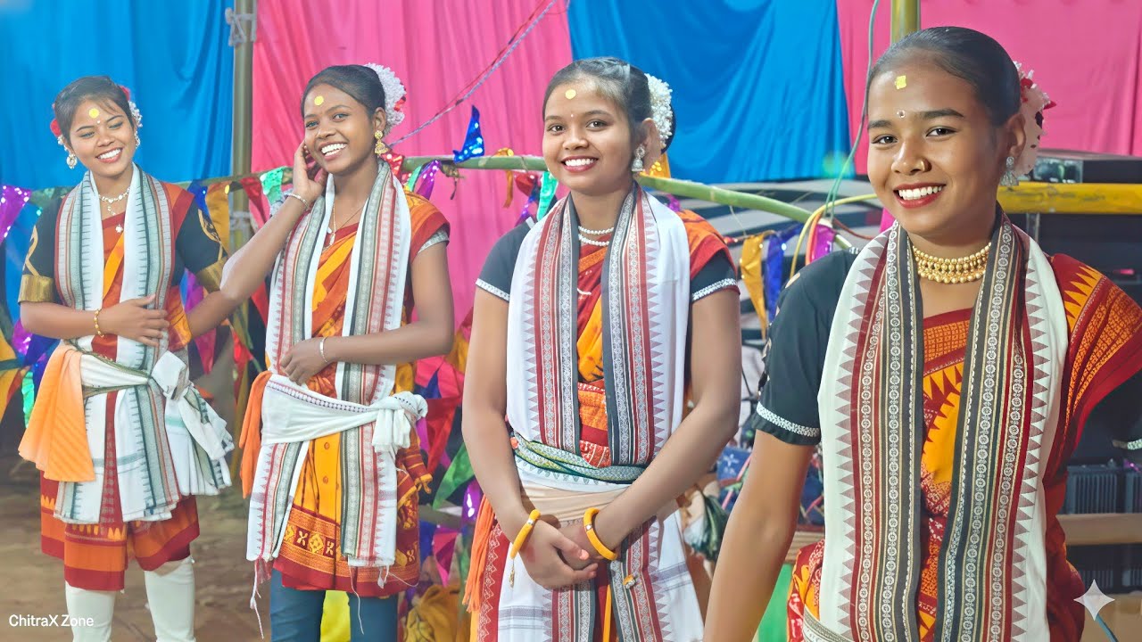 KARMI SETTING SAMBALPURI SONG 🌲 Jakharpara Ladies Kirtan Mandali 💗 4K UHD ✨ CHITRAX ZONE 