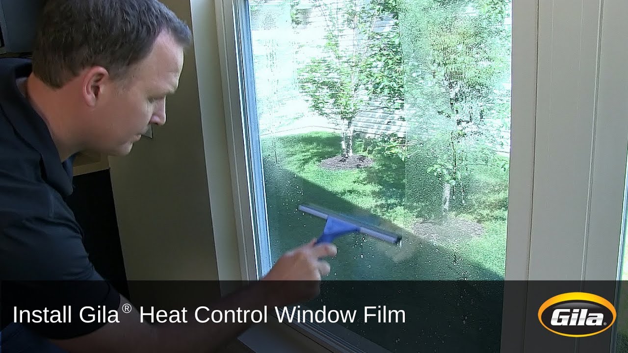 Install Gila&reg; Heat Control Window Film  (Adhesive Based)