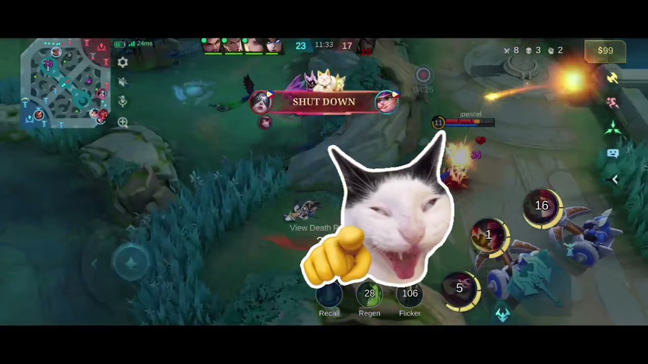This is how I use Harley in rank game ,,, sorry bad cgnal  not ending uploaded (thank you🙏🙏❤❤😘😘