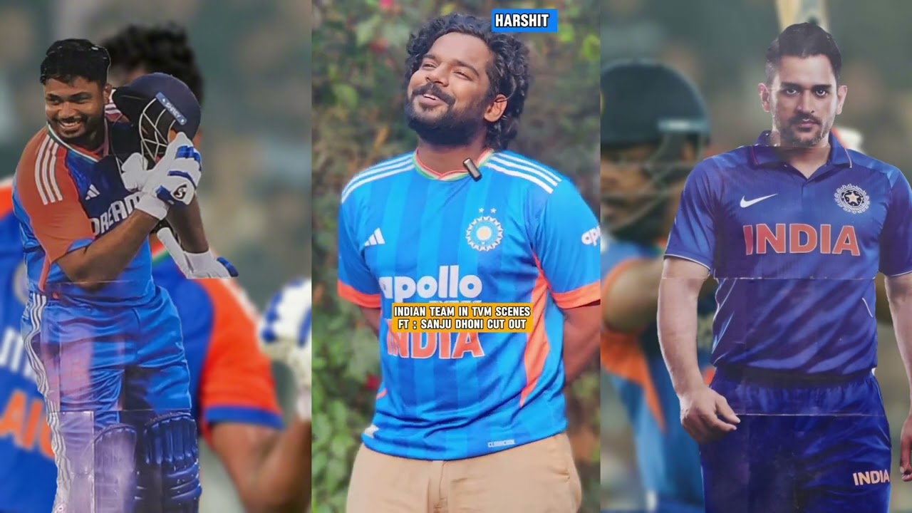 തിരുവനന്തപുരത്തെ കട്ട് ഔട്ട് കണ്ട സഞ്ജുവും ഗംഭീറും 😹😹#sanjusamson #dhoni #ict #indvsnz #tvm 