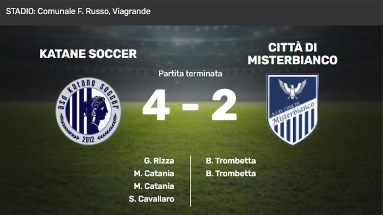 HIGHLIGHTS - 22* GIORNATA - ALLIEVI REGIONALI U17| KATANE SOCCER 4-2 CITTA' DI MISTERBIANCO