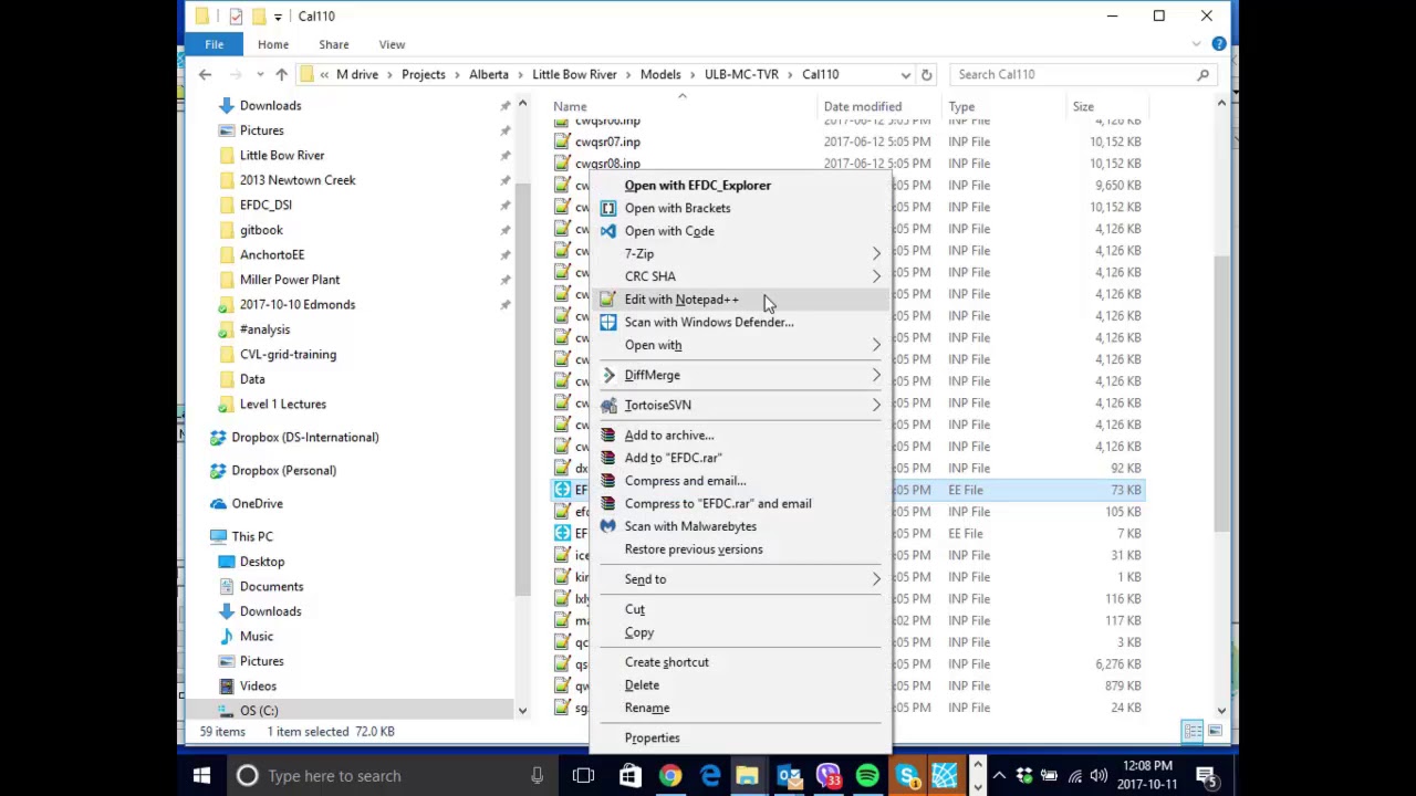 File Structure and Formats in EE/EFDC_Explorer