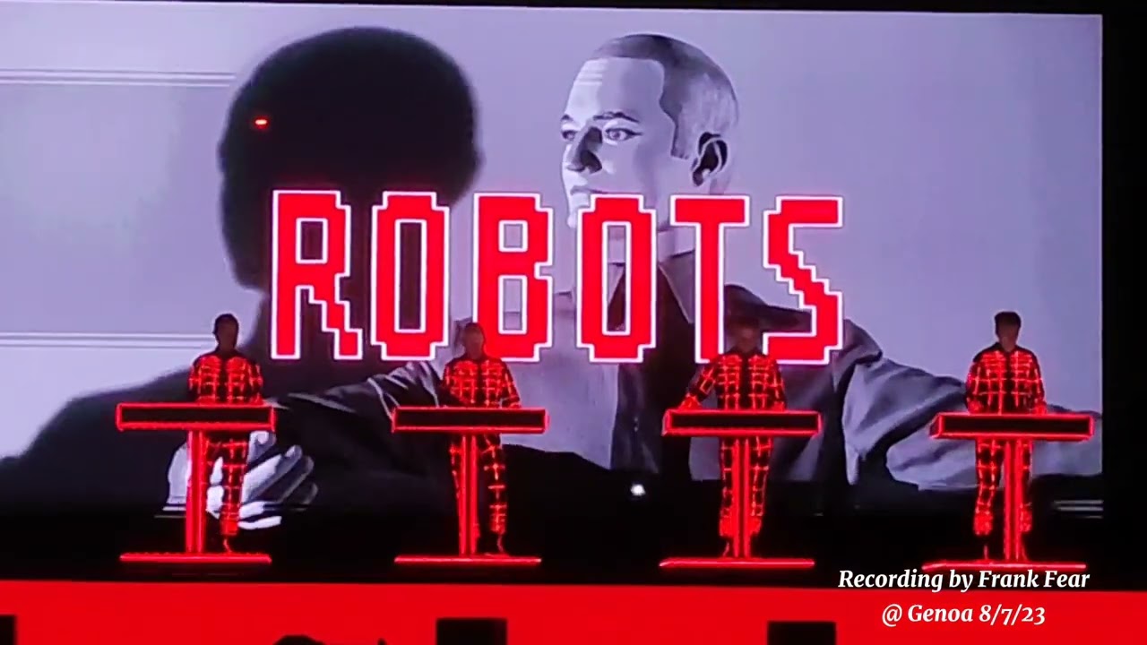 Kraftwerk - Web Are The Robots @ Genoa 8/7/23