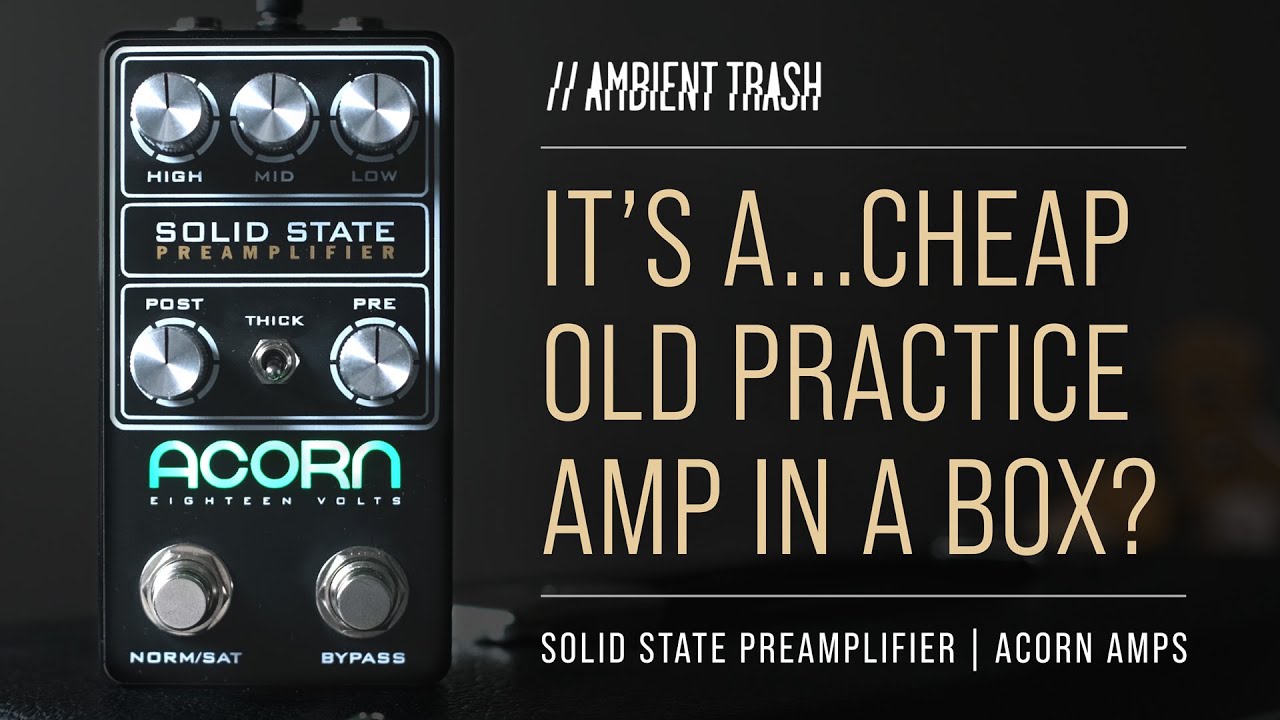 Acorn Amps - Solid State Preamplifier // Peavey Decade-Inspired Preamp Pedal