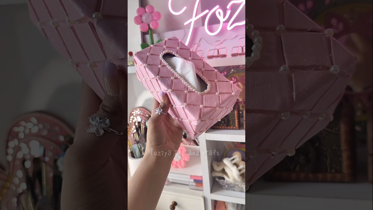 Preety tissue paper box 🌷💗💖