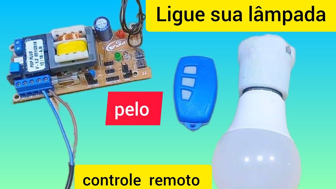 Como automatizar uma lâmpada usando uma placa de motor de portão eletrônico