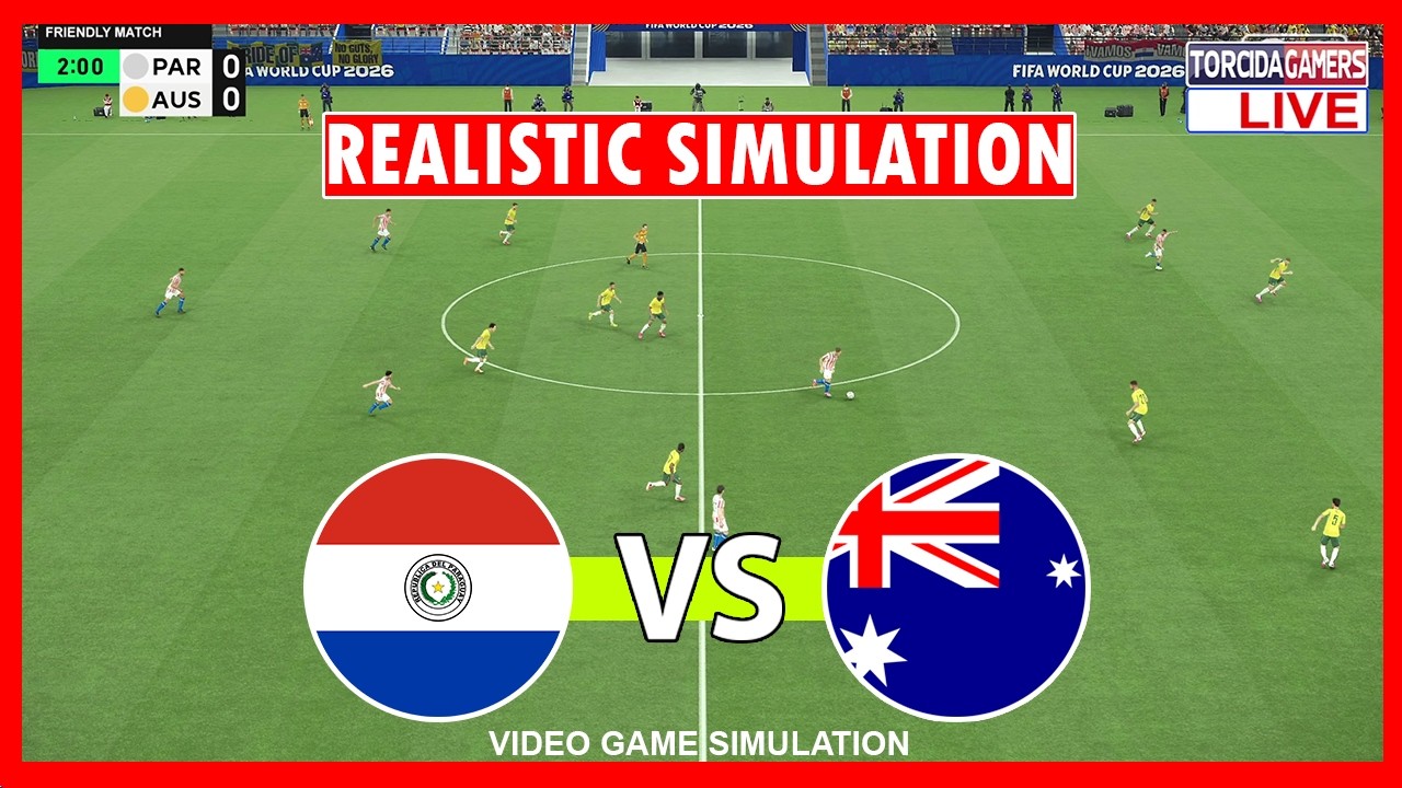 Paraguay vs Australia | World Cup 2026 | eFootball PES 2021 Simulation