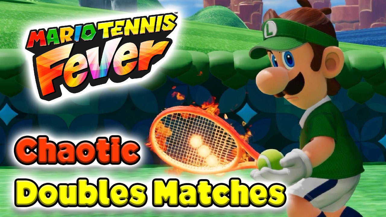 Парные матчи в Mario Tennis Fever — это настоящий хаос!