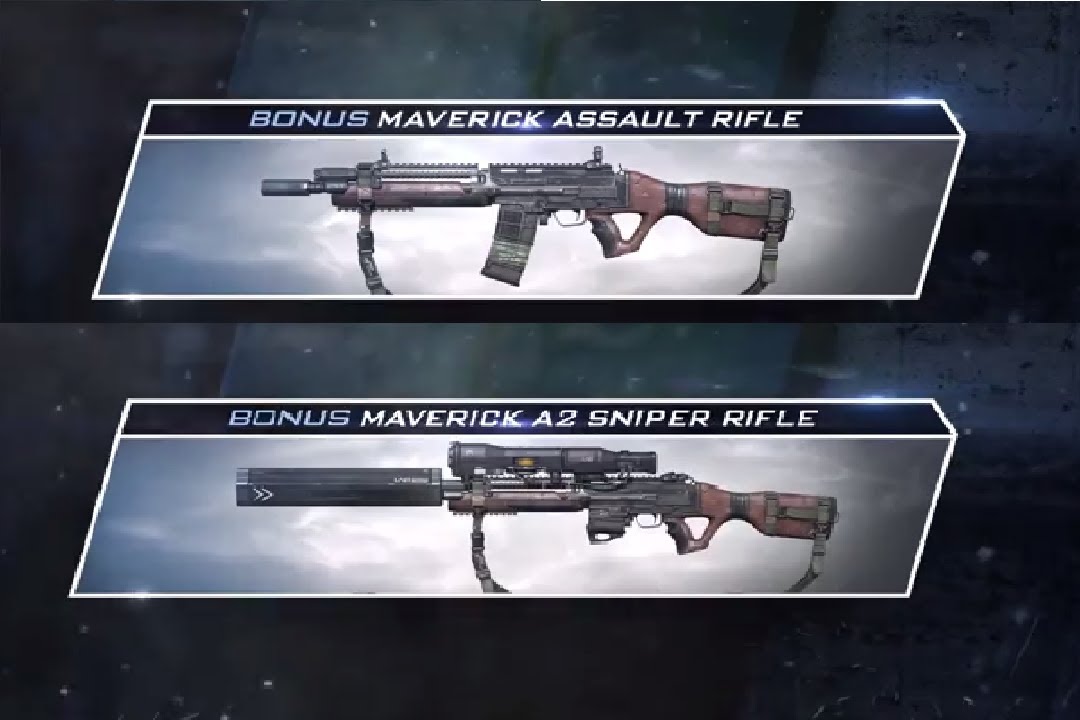NEW CALL OF DUTY GHOSTS MAVERICK ASSAULT RIFLE V+ V2 SNIPER! COD GHOSTS ONSLAUGHT