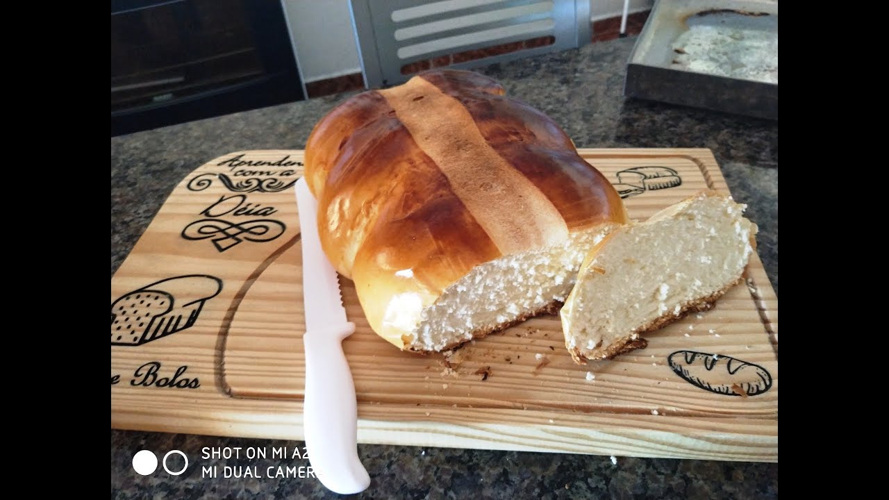 Pão Sovado Feito com Fermento de Litro (ou de Cristo)