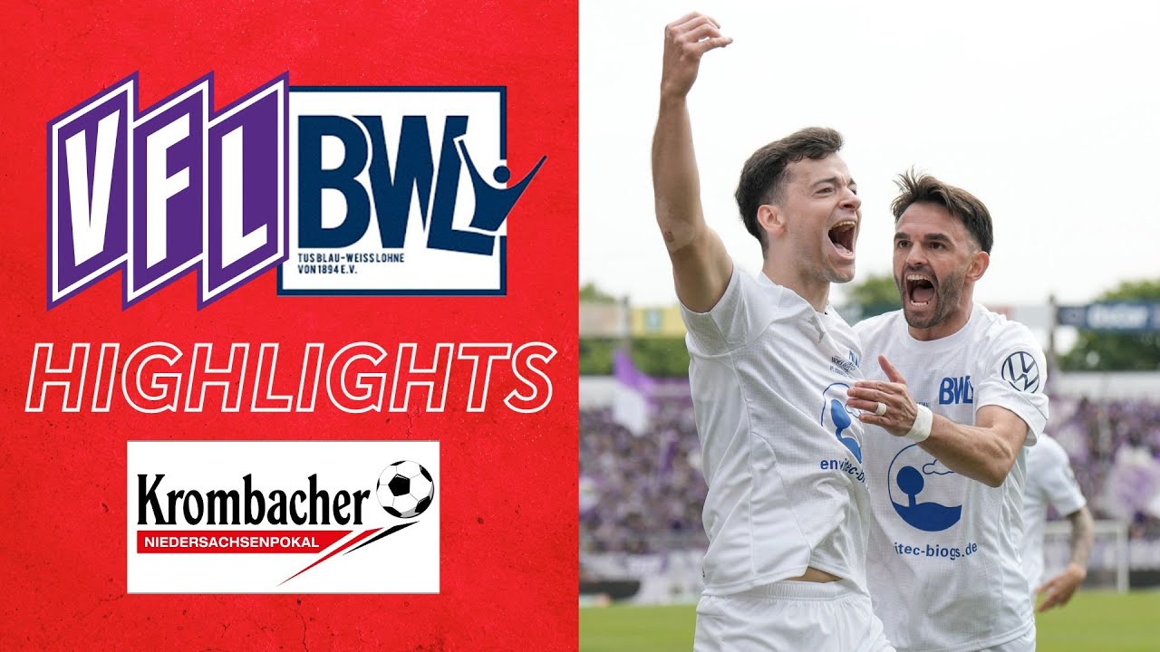 Lohne gelingt Überraschung | VfL Osnabrück vs. BW Lohne | Highlights Finale Niedersachsenpokal