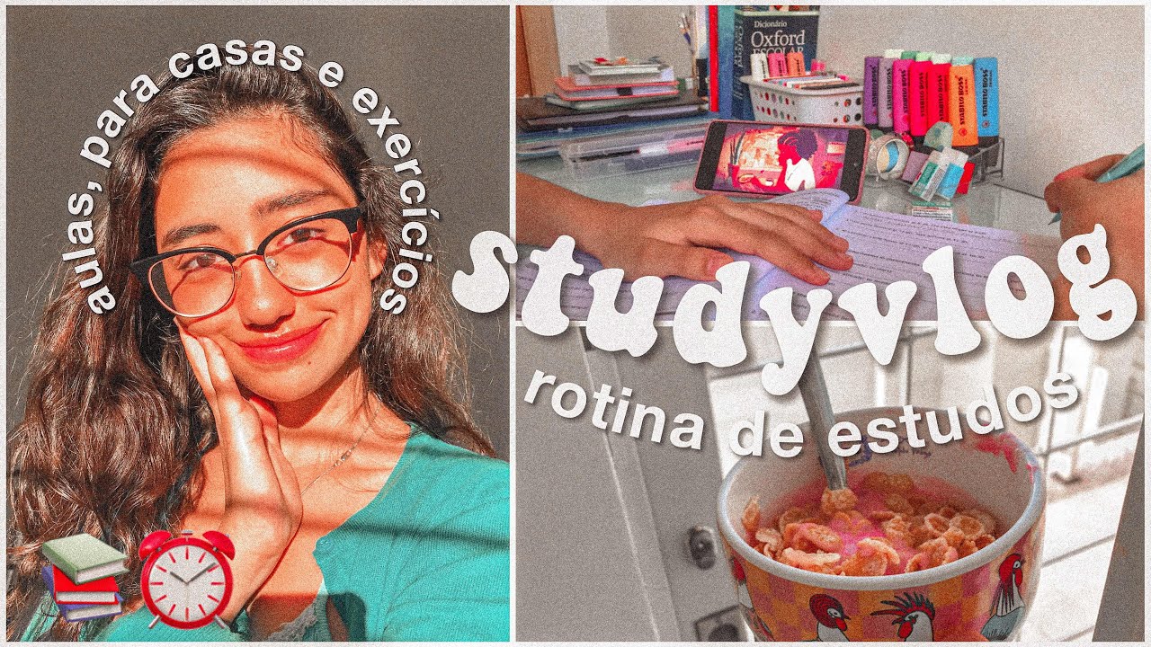 📚⏰.&bull;||studyvlog - rotina de estudos - aulas online, para casas e exerc&iacute;cios - Dudah Rocha