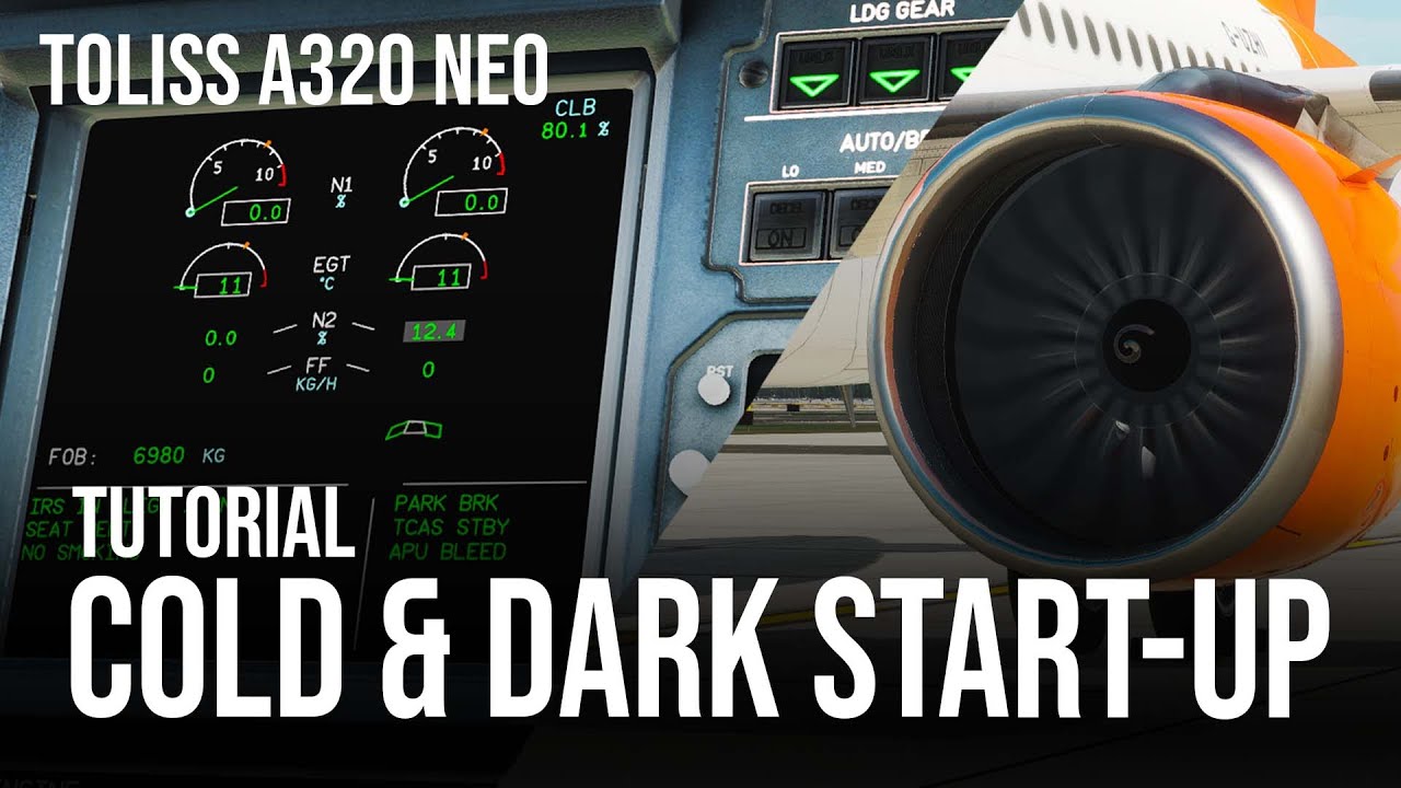 X-Plane 12 | Toliss A320 Neo Cold & Dark Start-up + Setup Tutorial In 10 Minutes