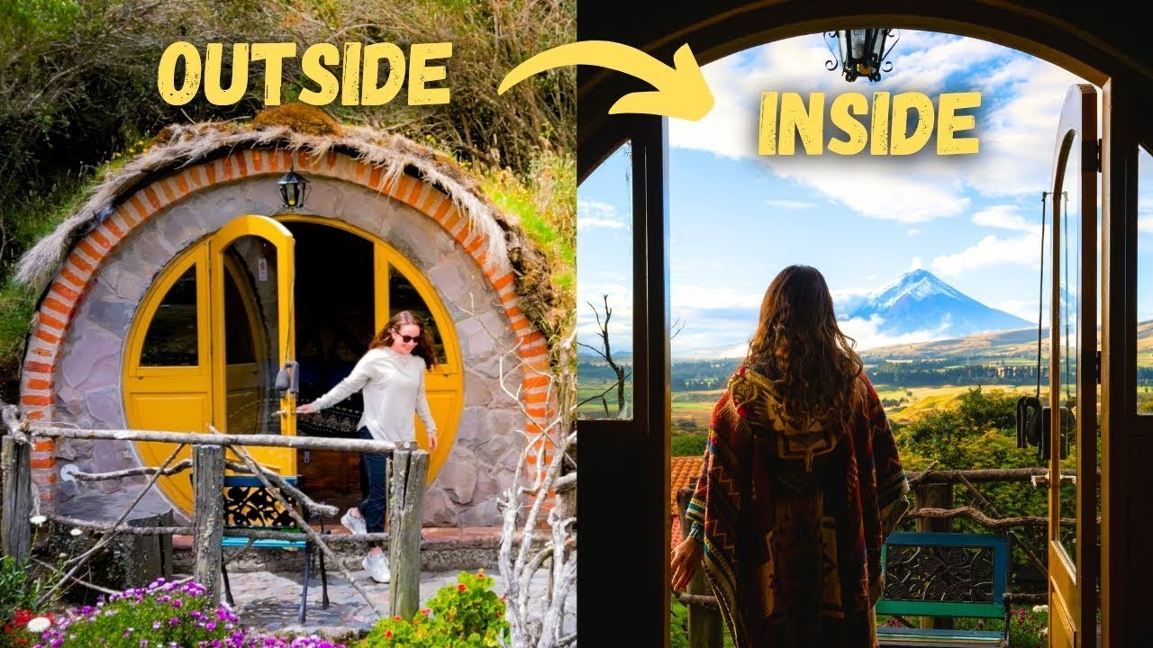 We slept inside a Hobbit Hole! | Cotopaxi National Park, Ecuador!