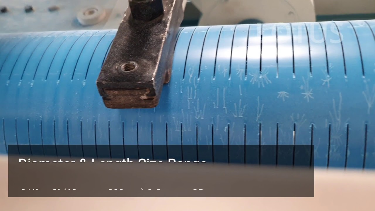 PVC Slotting Job