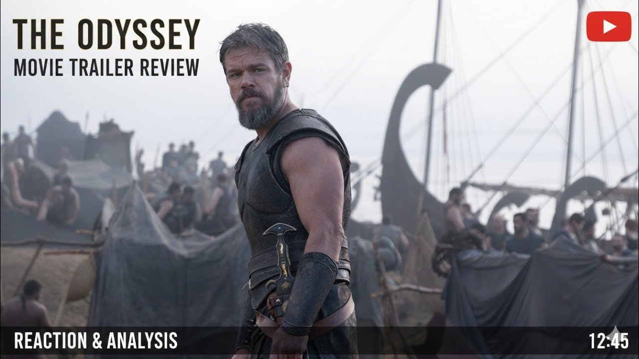 💥 THE ODYSSEY Official Trailer Reaction - Is This the Epic We’ve Been Waiting For?
