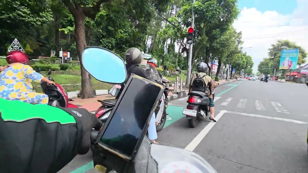 vlog ojol pemula dapet order sampe resto nota belum di prin,sedih .grab food shopeefood