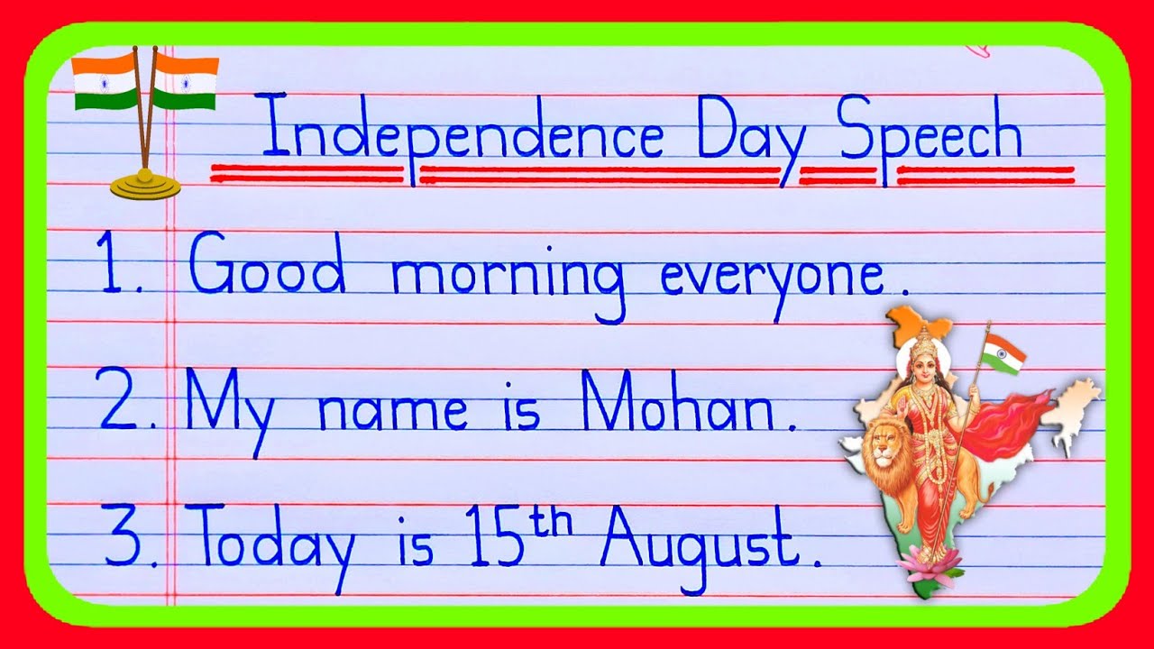15 August Speech 2024 | Independence Day Speech | 15 August Speech in English | Speech on 15 August