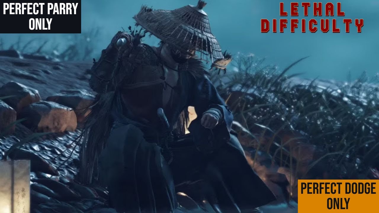 Ghost of Tsushima: Ryuzo 1st Fight ( Lethal Diff/Perfect Parry Only/Perfect Dodge Only/No Damage )