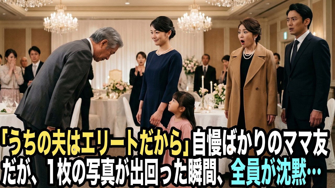 「うちの夫はエリートだから」自慢ばかりのママ友。だが一枚の写真が出回った瞬間、全員が沈黙…