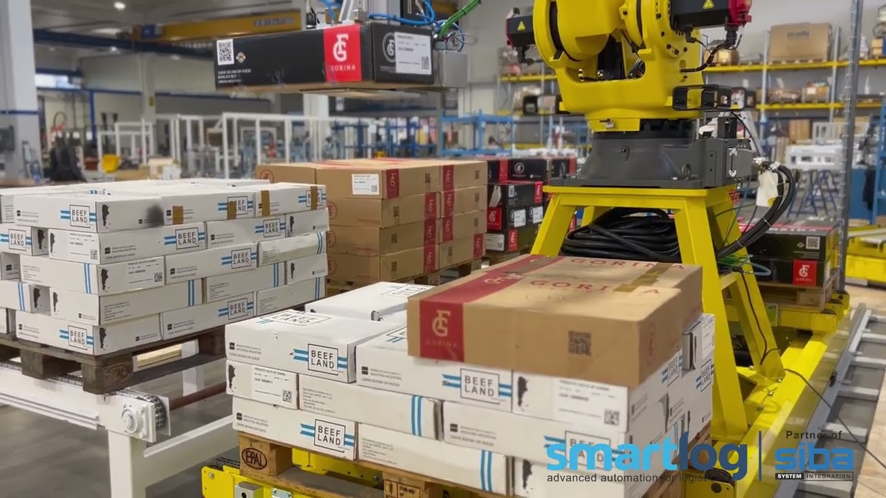 PICK AND PLACE ROBOT SYSTEM WITH SMARTLOG MIXPALL SOFTWARE