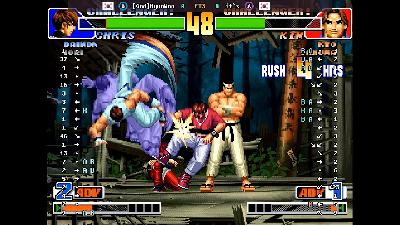 The King of Fighters '98 - 🇰🇷 [God]HyunWoo(B) vs 🇰🇷 it`s(A) | Fightcade (2026-03-18 13:04 UTC)