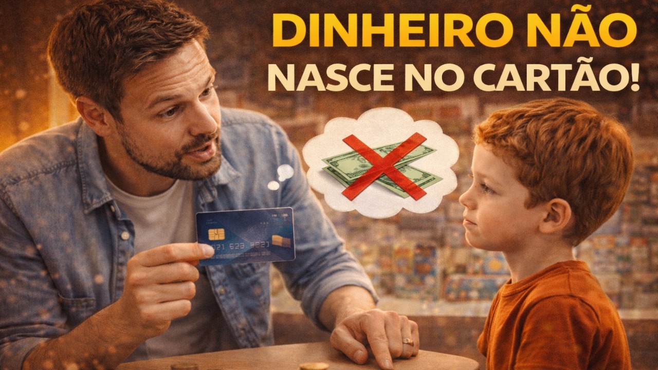 Dinheiro Não Nasce no Cartão: Como Ensinar Seu Filho o Valor do Dinheiro