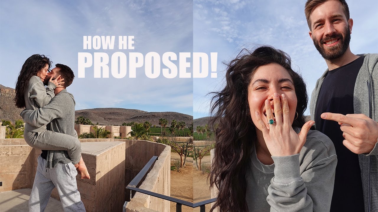 we're engaged! a sunrise proposal in Todos Santos