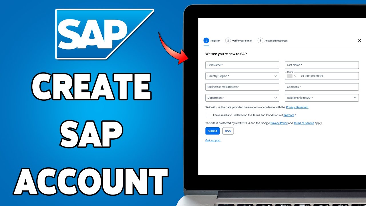 Как создать учетную запись SAP 2025 | Зарегистрируйтесь для получения универсального идентификато...