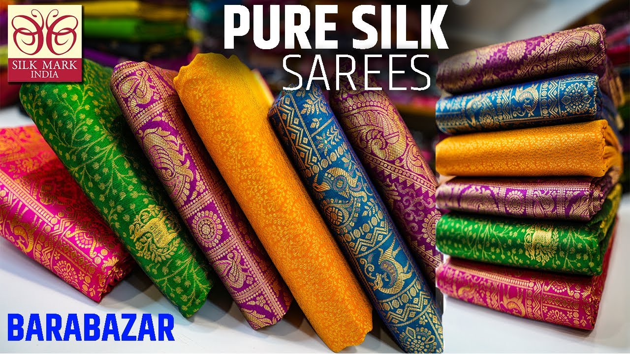 Authentic All Pure Silk Sarees Manufacturer and Wholesaler in Kolkata, Barabazar