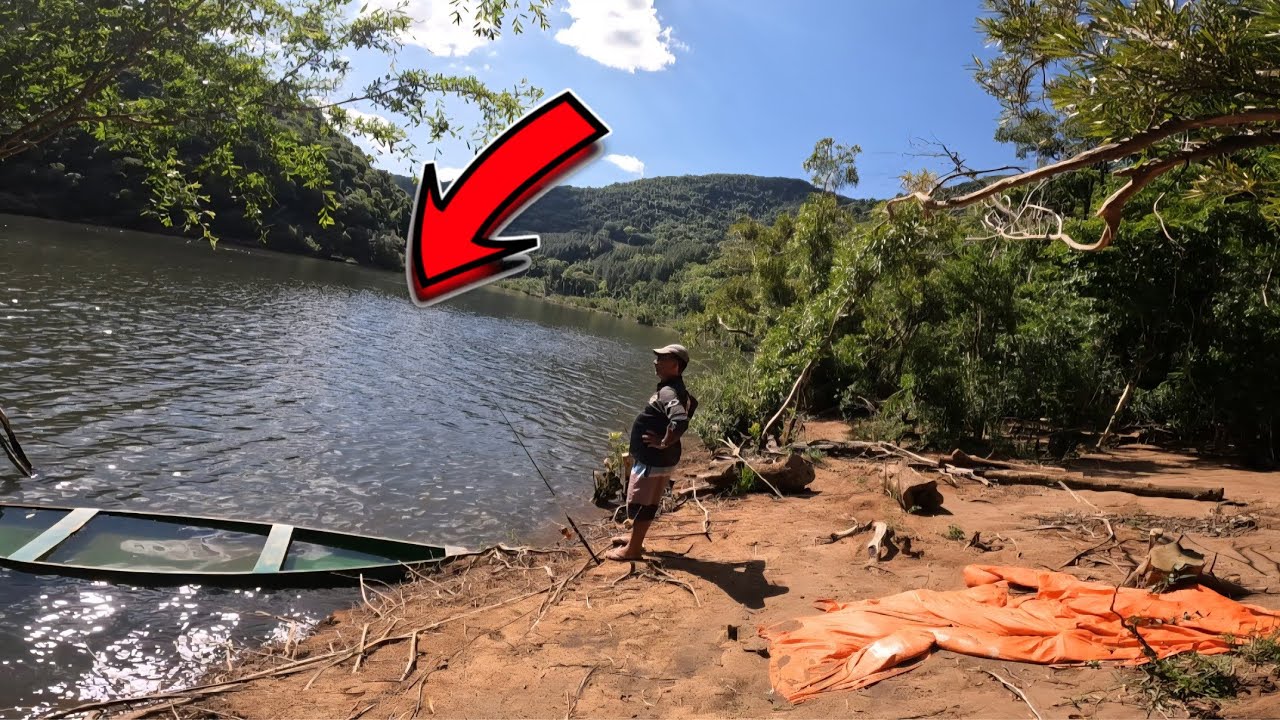 ABANDONEI MEU PAI SOZINHO NO RIO! SERÁ QUE CONSEGUIU SE VIRÁ! PESCARIA RAIZ.