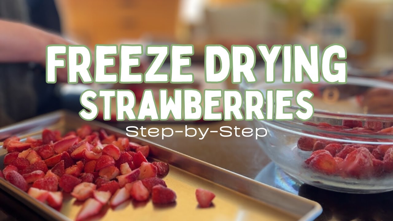 Freeze Dried Strawberries - From freezer to pantry