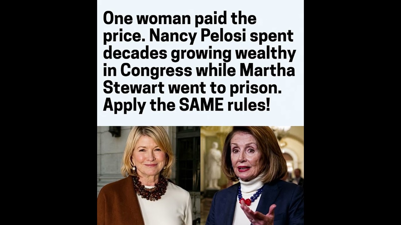 Martha Stewart&rsquo;s case fuels debate over whether members of Congress face the same financial-trading